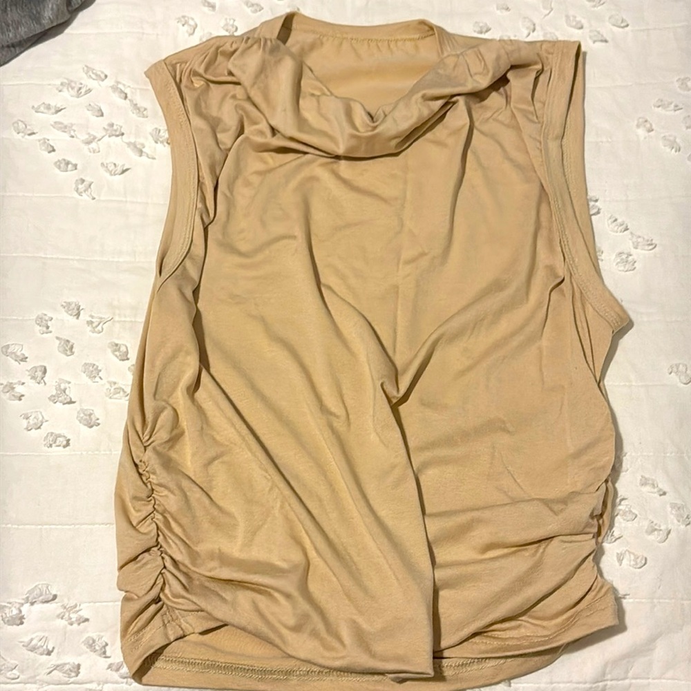 Beige cotton Top